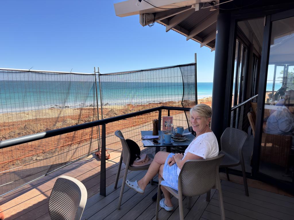 Construction works in
              Broome