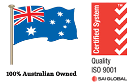 Australian Owned and Quality ISO 9001 Certified